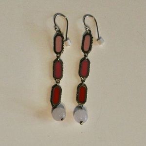 Sara Blaine Coco Tricolor Drop Earrings